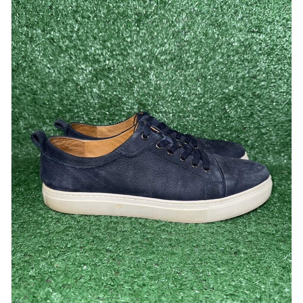 Marc Nolan Shoes Mens Size‎ 8 Blue Mason Leather Luxury Designer Dress Sneaker